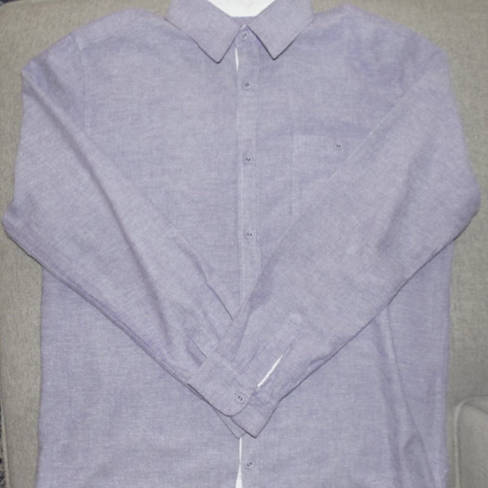 Gap Light Purple Soft Button-Down Shirt